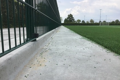 Opsluitplaat met kering voorkomt verspreiding micro plastics