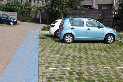 Groene parkeervakken &ndash; 100% circulair met Greenbrick 