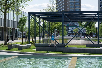 Grauw Van Grunsvenplein transformeert in groene buitenruimte