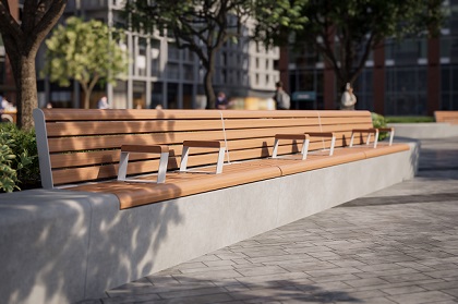 Nieuw - Seat met slanke rugleuning