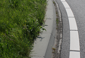 bochtbescherming oprit snelweg