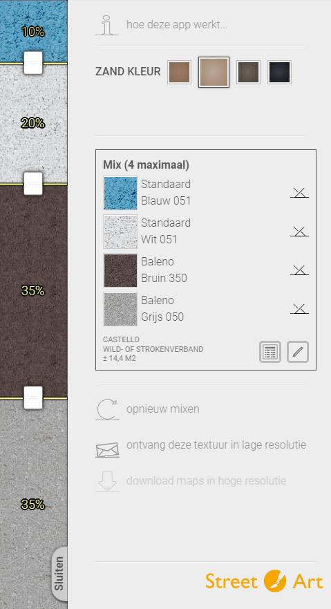 kleuren keuze | Texturen Inspirator