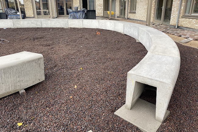 Solid parkband in holle uitvoering