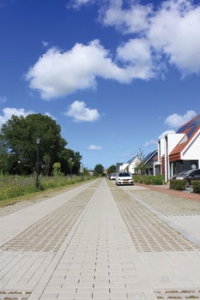 Groenbestrating in de rijweg