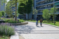 Groene inrichting van Grunsvenplein