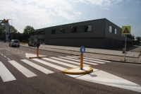 Zebrapad bij school