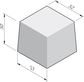 Siercarr&eacute; vierkant 60