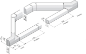 Inritbanden 60x20x30 universeel toepasbaar