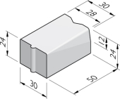 Inritbanden 75x25x25 universeel toepasbaar