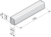 Inritbanden 60x20x50 vb (28/30 sluiting)