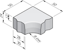 Hoekblokken 28/30x24