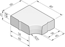 Hoekblokken 58/60-38/40x25