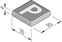 P-tegels 30x30