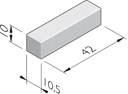 Betonstraatstenen 42x10,5
