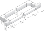 Inritbanden 60x16x50 universeel toepasbaar