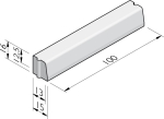 Inritbanden 60x20x50 vb (28/30 sluiting)