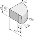 Hoekblokken 13/15x25 visbek